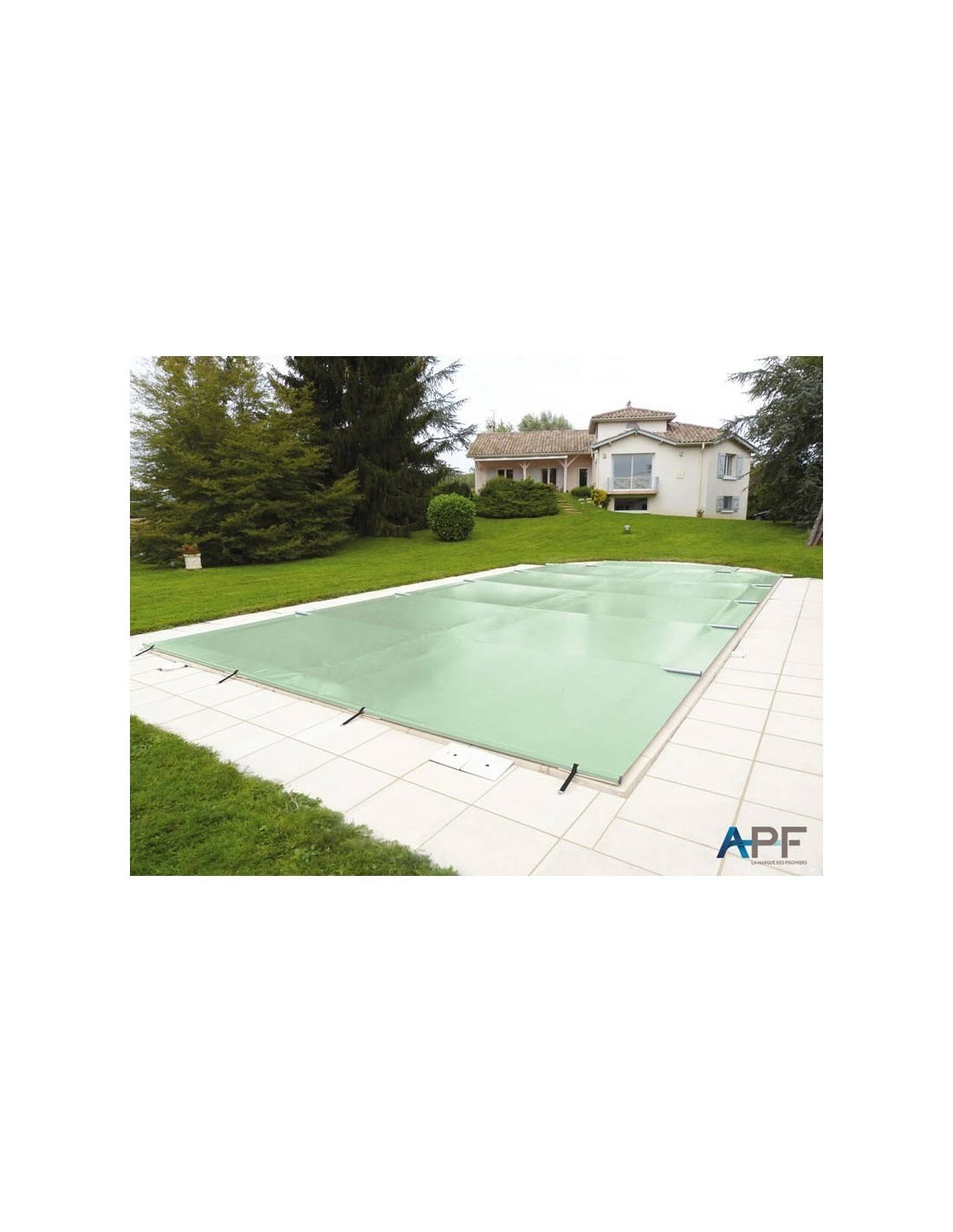 Bâche à Barres De Sécurité Excel+ 580 G/m² Pour Piscine 6m X 4m 2 Bâche à Barres De Sécurité Excel+ 580 G/m² Pour Piscine 6m X 4m – Image 2