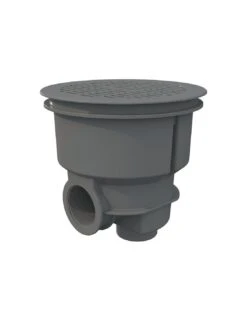 Bonde De Fond - NORM - Grille Plate (béton) - Gris