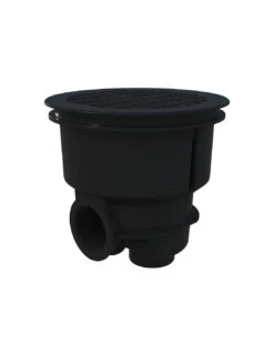 Bonde De Fond - NORM - Grille Plate (béton) - Anthracite