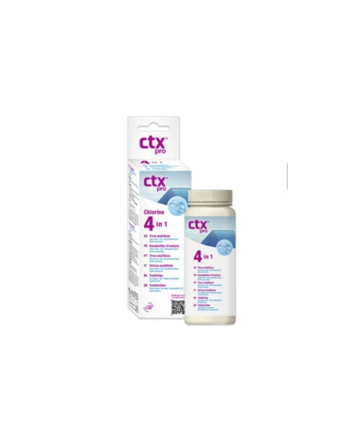 CTX Bandelettes D'analyse Pro Jaune 4 En 1 1 CTX Bandelettes D'analyse Pro Jaune 4 En 1