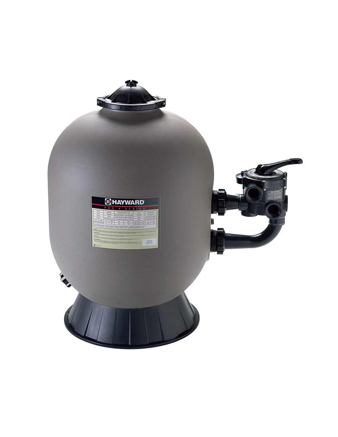 Filtre à Sable Hayward PRO-SERIES HB Side - 14 M³/h 1 Filtre à Sable Hayward PRO-SERIES HB Side - 14 M³/h