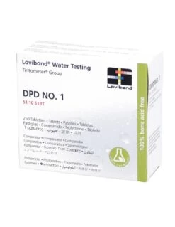 Pastilles Réactifs DPD1 Chlore Total- 250 Pastilles ( Pour Scuba )