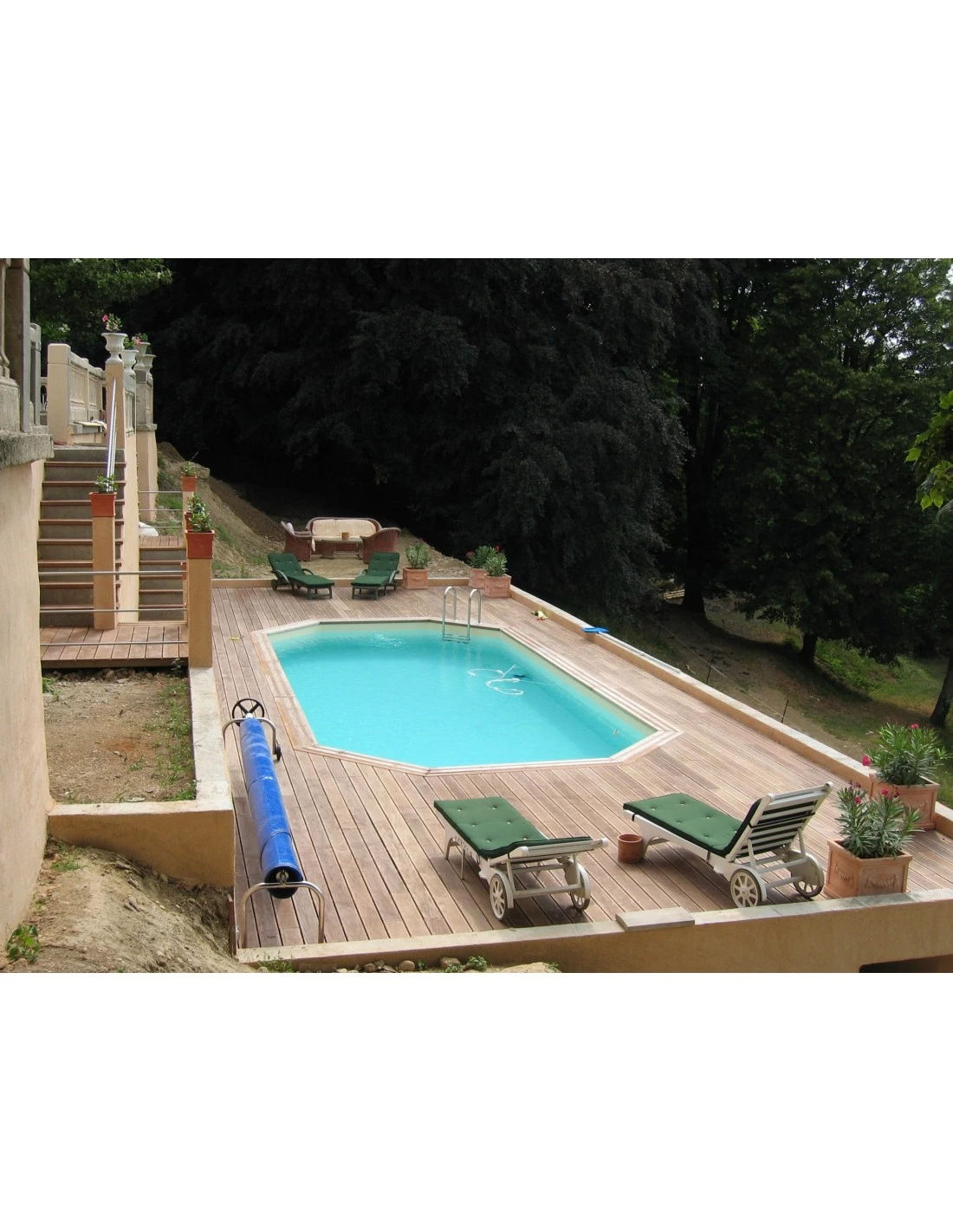 Piscine Bois Octogonale Allongée Mister-Wood 350 X 700 X 130 Cm 2 Piscine Bois Octogonale Allongée Mister-Wood 350 X 700 X 130 Cm – Image 2