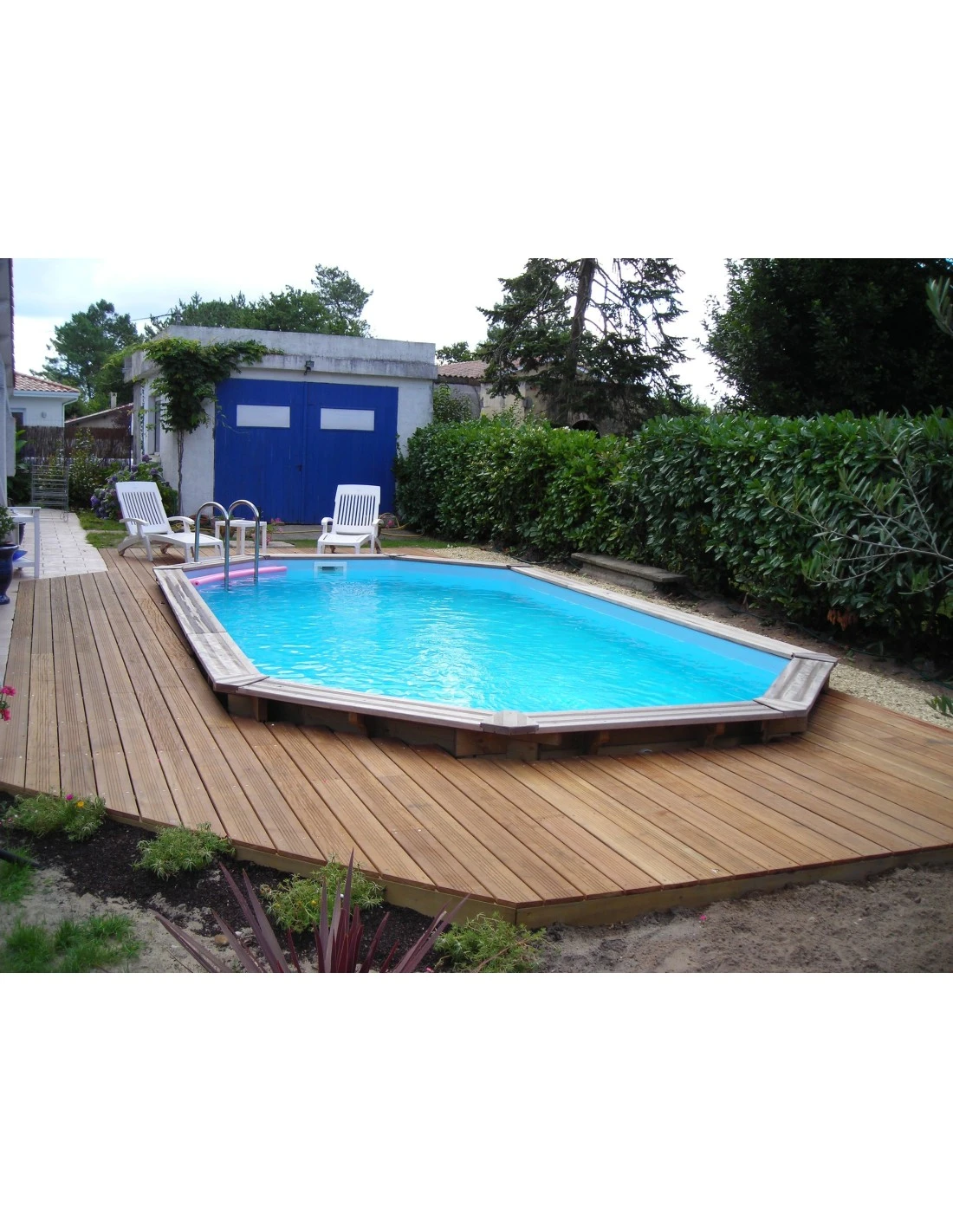 Piscine Bois Octogonale Allongée Mister-Wood 350 X 700 X 130 Cm 4 Piscine Bois Octogonale Allongée Mister-Wood 350 X 700 X 130 Cm – Image 4