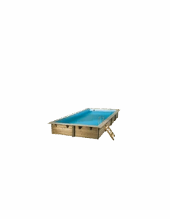 Piscine Bois Ubbink Azura 505 X 350 X H 126 Cm