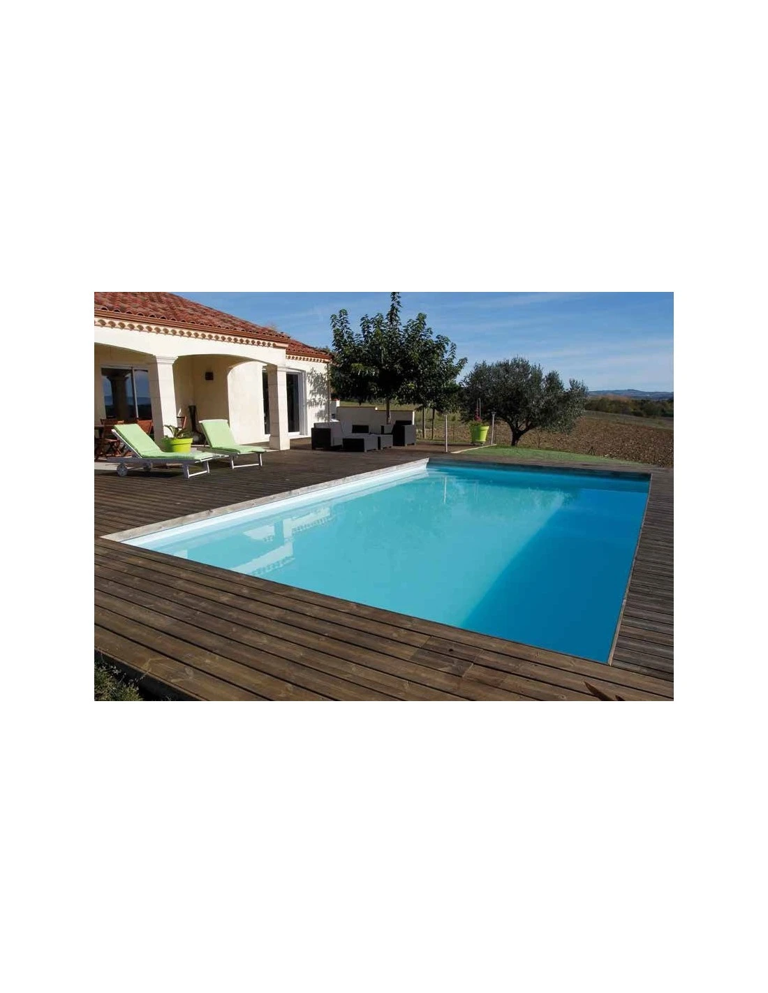 Piscine Bois Ubbink Linéa 650 X 350 X H 140 Cm 2 Piscine Bois Ubbink Linéa 650 X 350 X H 140 Cm – Image 2