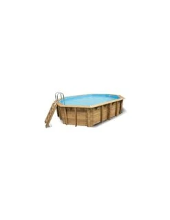 Piscine Bois Ubbink Océa 550 X 355 X H 120 Cm