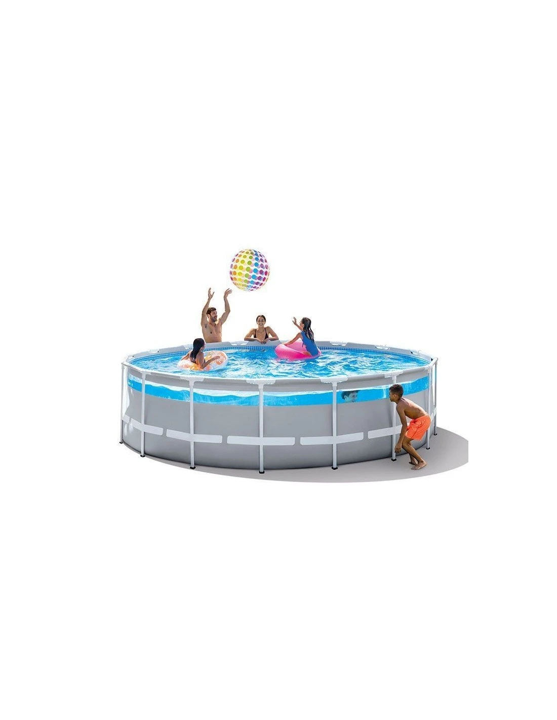 Intex Piscine Clearview Premium Prism Frame Ronde Ø 488 X 122 Cm 2 Intex Piscine Clearview Premium Prism Frame Ronde Ø 488 X 122 Cm – Image 2