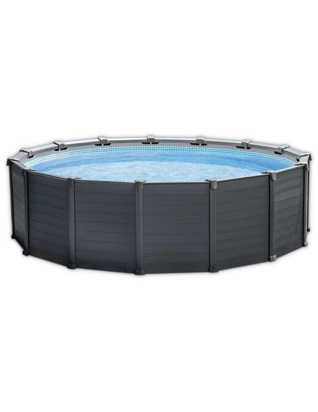 Intex Piscine Graphite Gray Panel Ronde Ø 478 X 124 Cm 1 Intex Piscine Graphite Gray Panel Ronde Ø 478 X 124 Cm