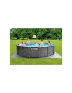 Intex Piscine Greywood Prism Frame Premium Ronde Ø 457 X 122 Cm -Mister Piscine Boutique piscine greywood prism frame premium ronde o 457 x 122 cm 2