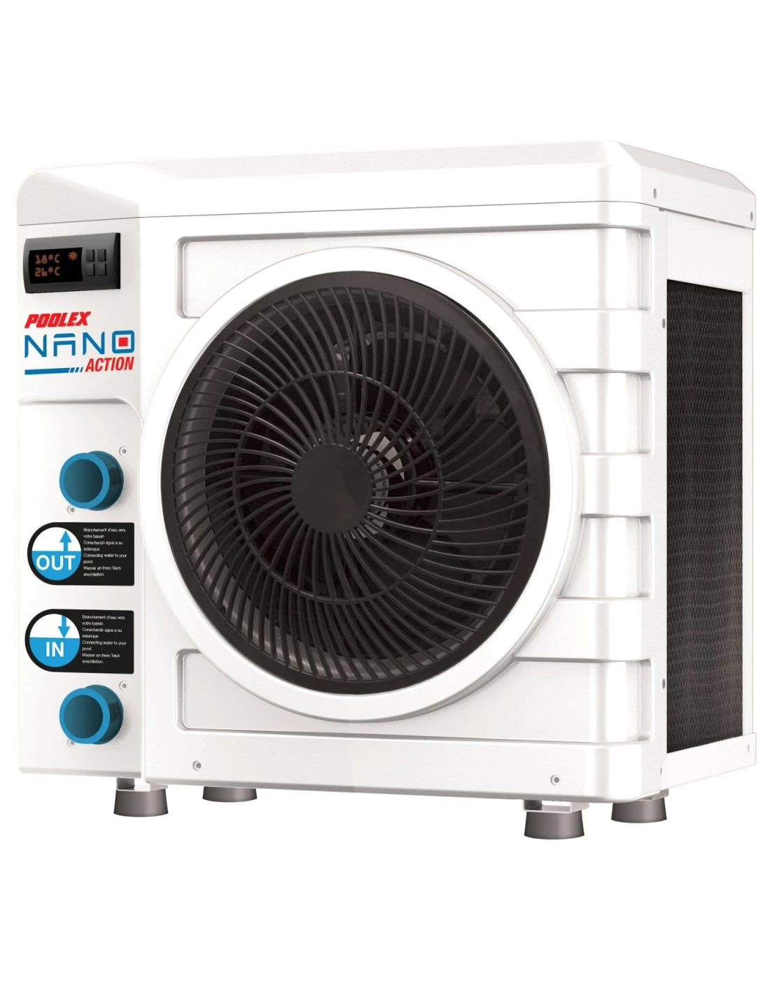 Pompe à Chaleur Poolex Nano Action Modèle 3kW 1 Pompe à Chaleur Poolex Nano Action Modèle 3kW