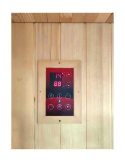 Sauna Infrarouge SAULO 1 Place -Mister Piscine Boutique sauna infrarouge saulo 1 place 3