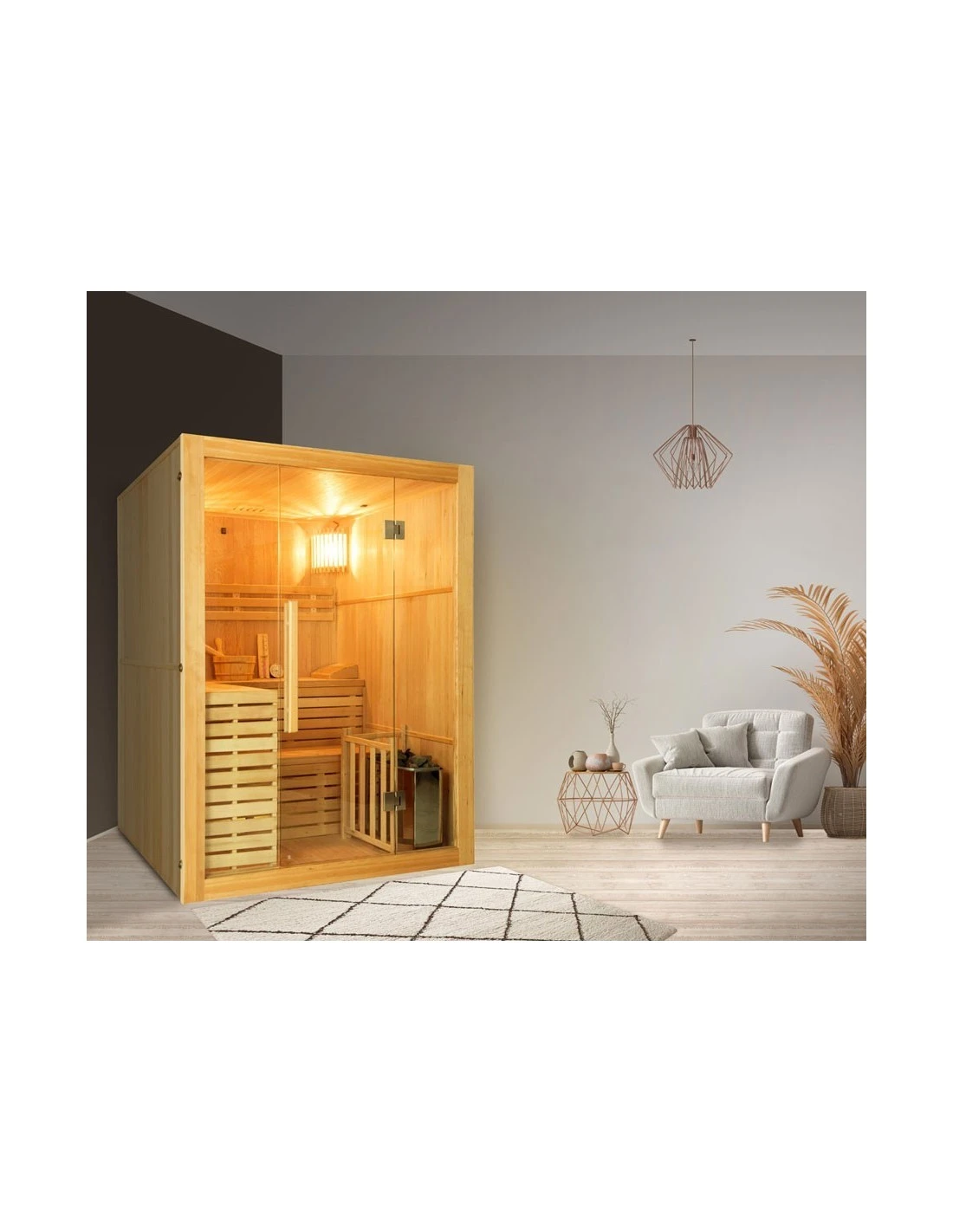 Sauna Vapeur Sense 3 Places 6 Sauna Vapeur Sense 3 Places – Image 6