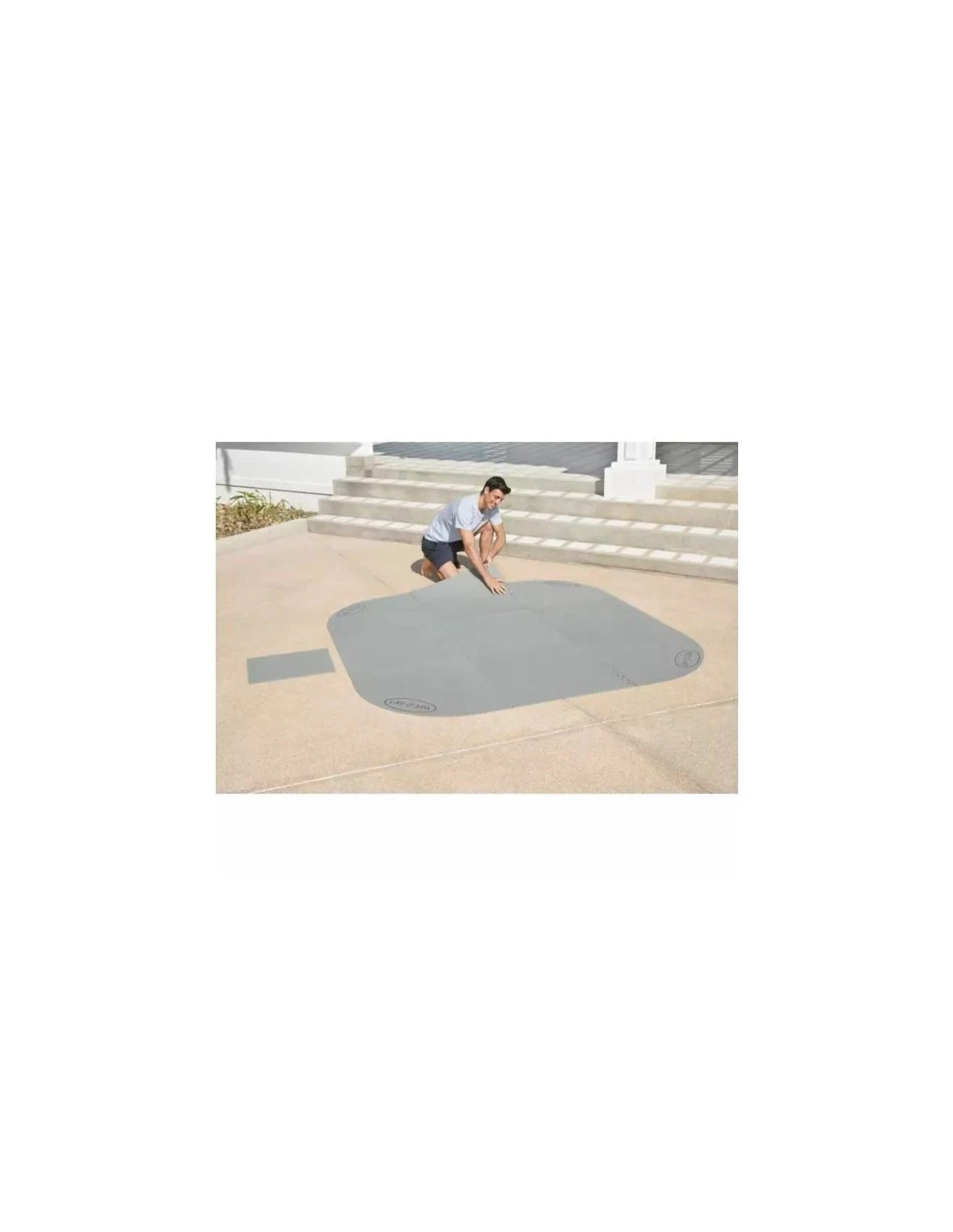 Tapis De Protection De Sol Pour SPA Bestway 216 X 216 Cm 2 Tapis De Protection De Sol Pour SPA Bestway 216 X 216 Cm – Image 2